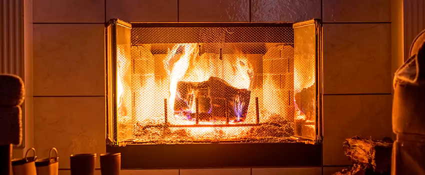 Mendota Hearth Landscape Fireplace Installation in Pooler, Georgia