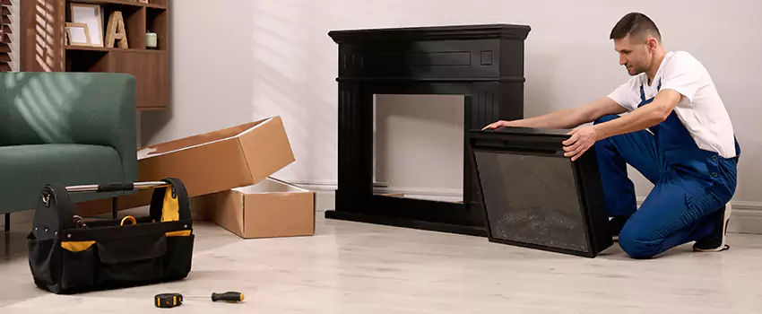 Old Rusted Metal Fireplace Repair And Replacement in Pooler, GA