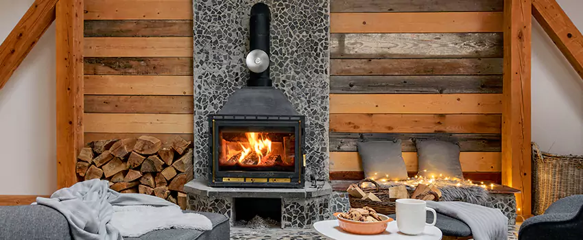 Thelin Hearth Products Direct Vent Gas Stove Fireplace Inspection in Pooler, Georgia